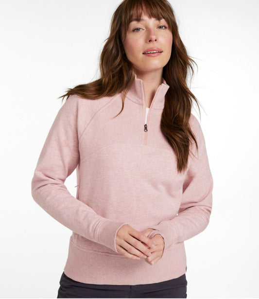 Women's L.L.Bean Cozy Pullover, Quarter-Zip - US 4462