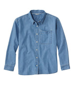 Women's L.L.Bean Denim Boyfriend Shirt - US 6177