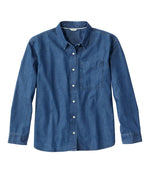 Women's L.L.Bean Denim Boyfriend Shirt - US 6916