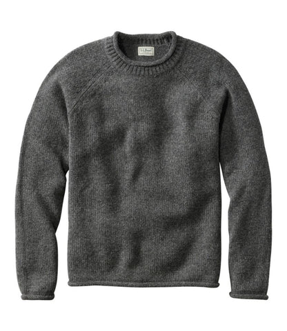 Men's Bean's Classic Ragg Wool Sweater, Rollneck - US 3999