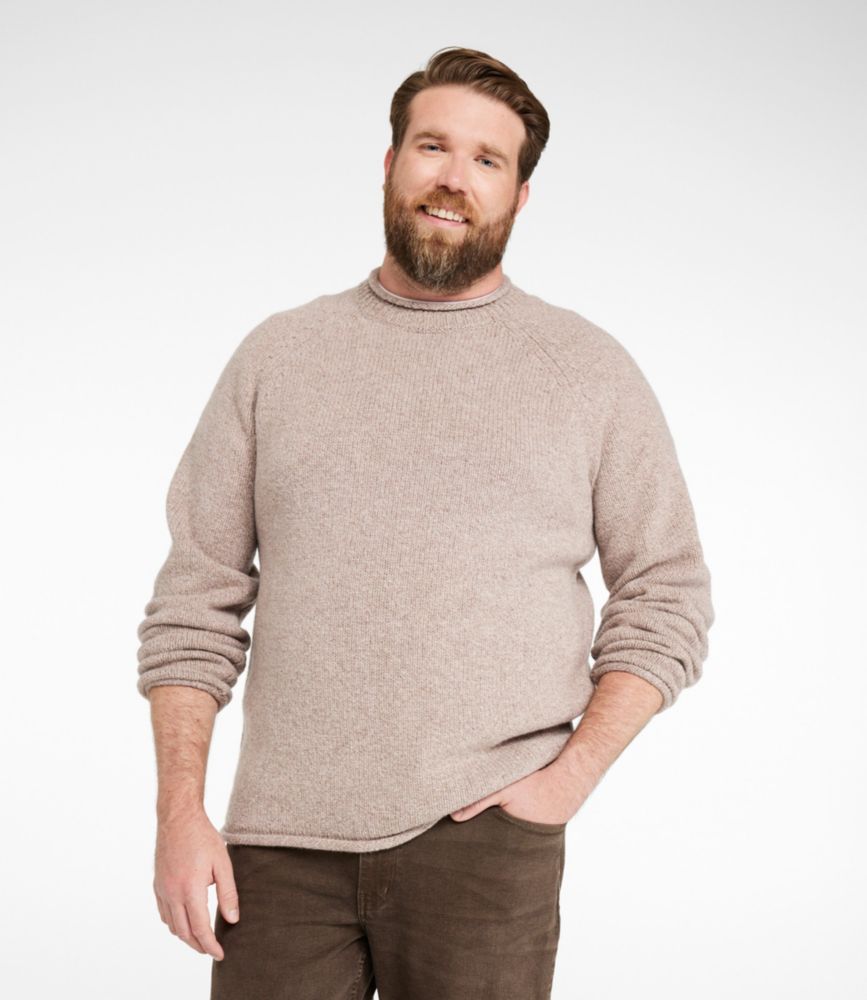 Men's Bean's Classic Ragg Wool Sweater, Rollneck - US 1866