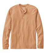 Men's Comfort Stretch Performance® Pima Tee, Long-Sleeve Henley - US 2384
