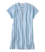 Women's Cloud Gauze Short-Sleeve Shift Dress, Stripe - US 1094