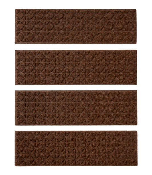 Everyspace Recycled Waterhog Mat, Stair Treads, Set of Four, Tiles - US 7349