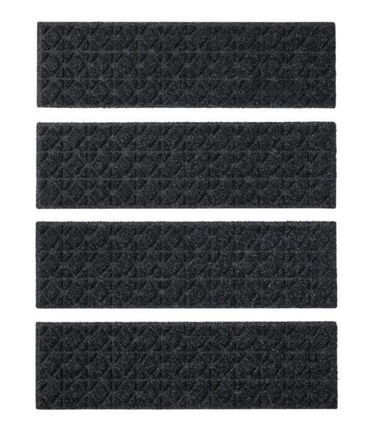 Everyspace Recycled Waterhog Mat, Stair Treads, Set of Four, Tiles - US 2142