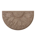 Everyspace Recycled Waterhog Doormat, Half Round, Sunflower - US 3871