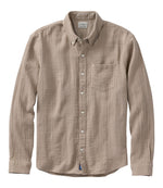 Men's Cloud Gauze Shirt, Long-Sleeve, Slightly Fitted Untucked Fit - US 0254