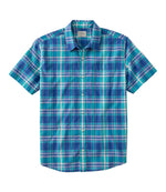 Men's Madras Shirt, Short-Sleeve, Slightly Fitted Untucked Fit - US 4175