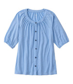 Women's Camden Hills Tee, Elbow-Sleeve Button-Front Shirt - US 9188