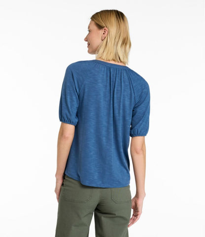 Women's Camden Hills Tee, Elbow-Sleeve Button-Front Shirt - US 8715