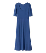 Women's Summer Knit Dress, Three-Quarter-Sleeve Scoopneck - US 2479