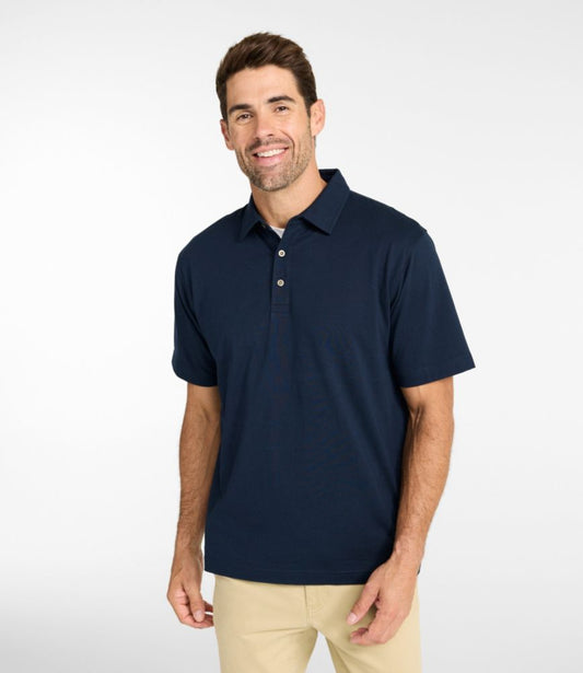 Men's Carefree Unshrinkable Polo, Short-Sleeve, Without Pocket - US 1370