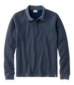Men's Mountainside Micro Waffle Polo, Long-Sleeve - US 3823