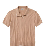 Men's All Seasons Cotton Blend Sweater, Short-Sleeve Polo - US 3845