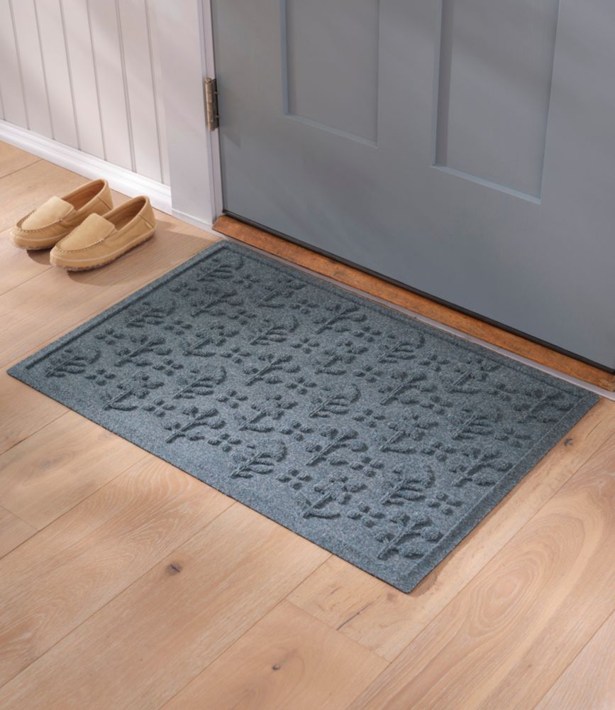 Everyspace Recycled Waterhog Doormat, Botanical Floral - US 8260