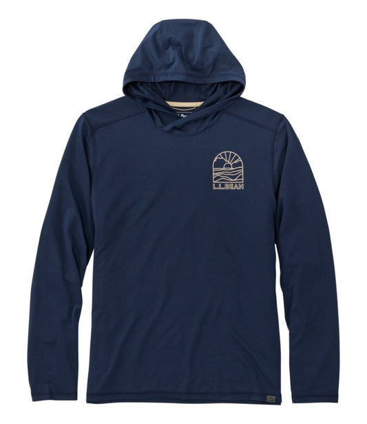 Men's Bold Coast Lifestyle Tee, Long-Sleeve Hooded Graphic - US 6910