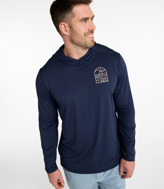 Men's Bold Coast Lifestyle Tee, Long-Sleeve Hooded Graphic - US 6910