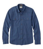 Men's Sunwashed Textured Shirt, Slightly Fitted, Plaid - US 1550
