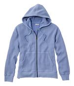 Women's Sunwashed Waffle Top, Full-Zip Hoodie - US 7386
