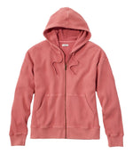 Women's Sunwashed Waffle Top, Full-Zip Hoodie - US 2281
