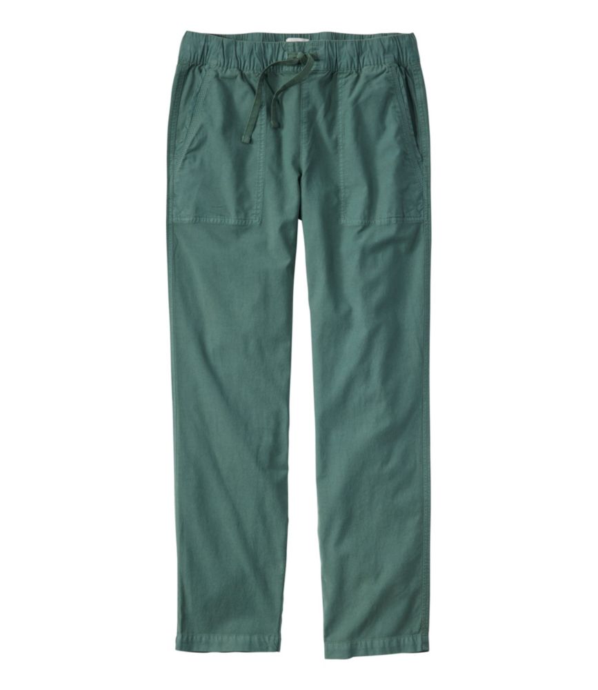 Women's Sunwashed Cotton-Blend Pull-On Pants, Mid-Rise Ankle - US 9084