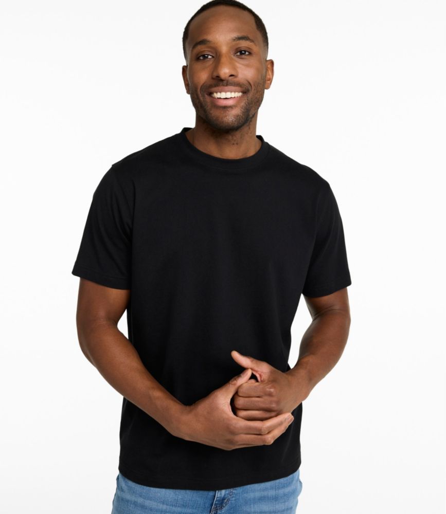 Men's Carefree Unshrinkable Tee, Slightly Fitted, Short-Sleeve - US 9065