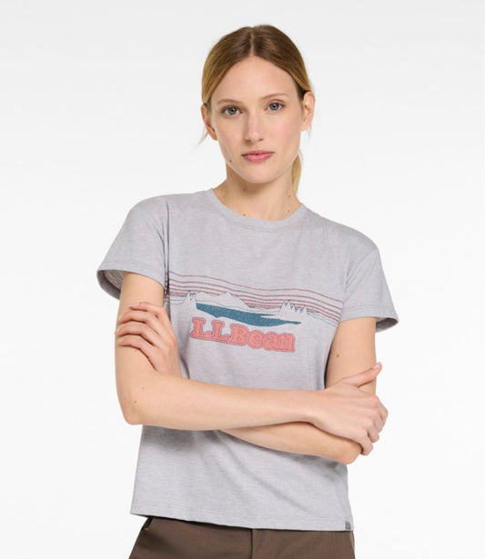 Women's Mountainside Crewneck Tee, Short-Sleeve Graphic - US 6150