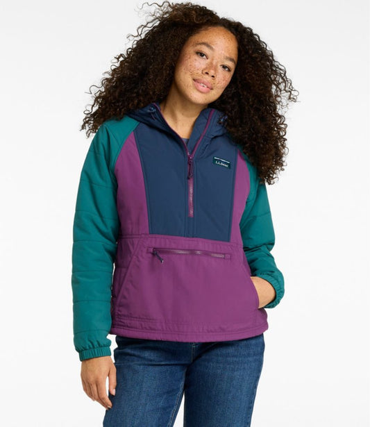 Women's Mountain Classic Insulated Anorak, Colorblock - US 5758