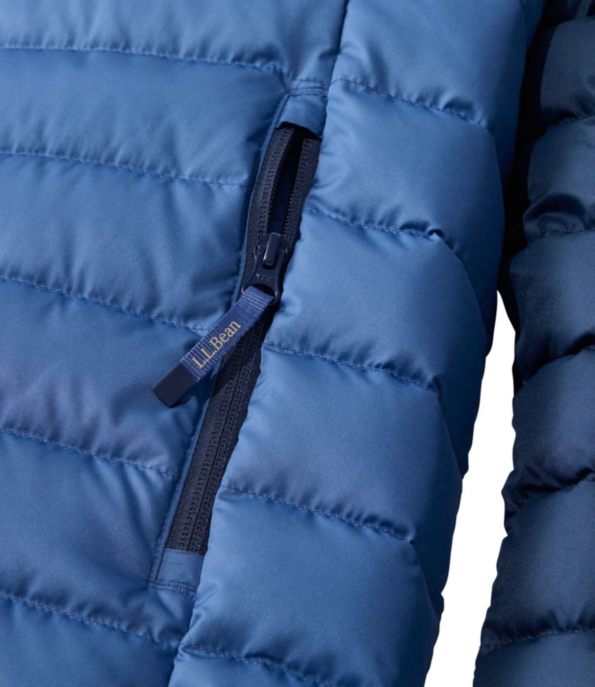 Men's Access Down Hooded Puffer, Colorblock - US 4990