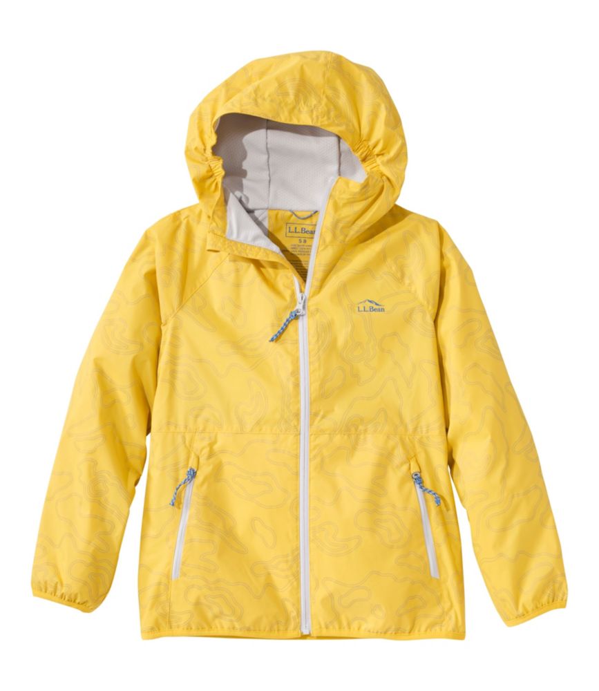 Kids' Wind and Rain Jacket, Lined & Reflective Zipper - US 5599