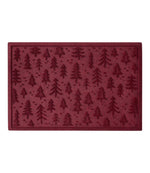 Everyspace Recycled Waterhog Doormat, Holiday Trees - US 1934
