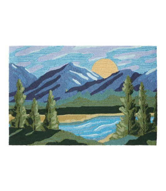 Indoor/Outdoor Vacationland Rug, Mountain Horizon - US 2317