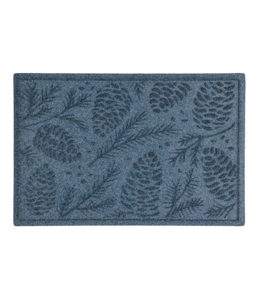 Everyspace Recycled Waterhog Doormat, Pine Cones - US 6526