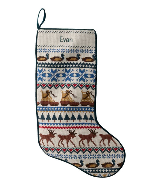 Needlepoint Fair Isle Stocking - US 3532