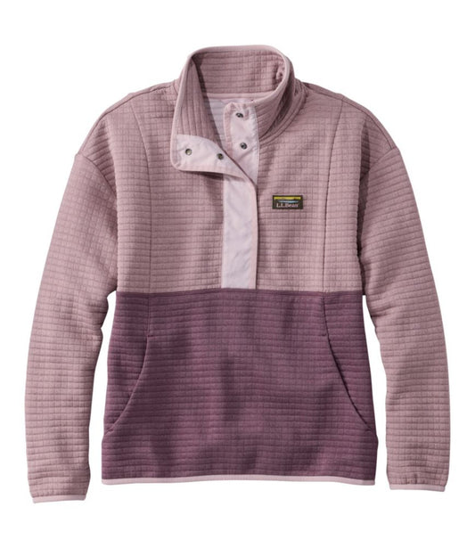 Women's Airlight Grid Pullover, Colorblock - US 8366