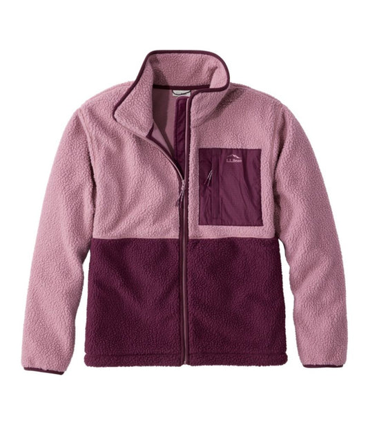 Women's Mountainside Fleece Ripstop Overlay Jacket, Colorblock - US 8241