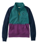 Women's Mountain Classic Sweatshirt, Half-Zip Colorblock - US 3386
