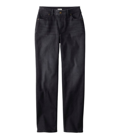 Women's L.L.Bean Go-Anywhere Jeans, Mid-Rise Ultimate Straight-Leg - US 4677