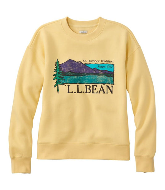 Women's Mountain Classic Sweatshirt, Crewneck Logo - US 2659