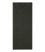 Heavyweight Recycled Waterhog Mat Runner, Geometric Rings - US 6758