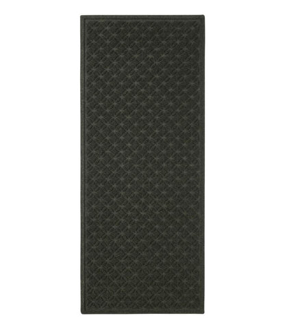 Heavyweight Recycled Waterhog Mat Runner, Geometric Rings - US 6758