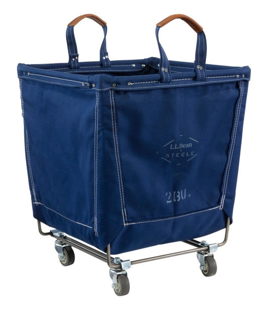 L.L.Bean x Steele Two Bushel Carry Basket With Casters - US 1104