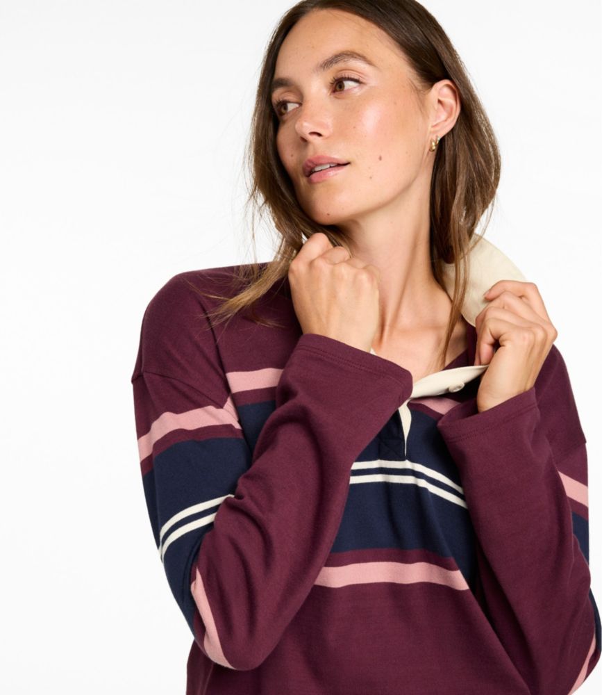 Women's Mountain Classic Rugby, Long-Sleeve Multi-Stripe - US 3334