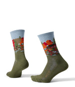 Adults' Farm to Feet Cabin Collection Autumn Cabin Crew Socks - US 9881